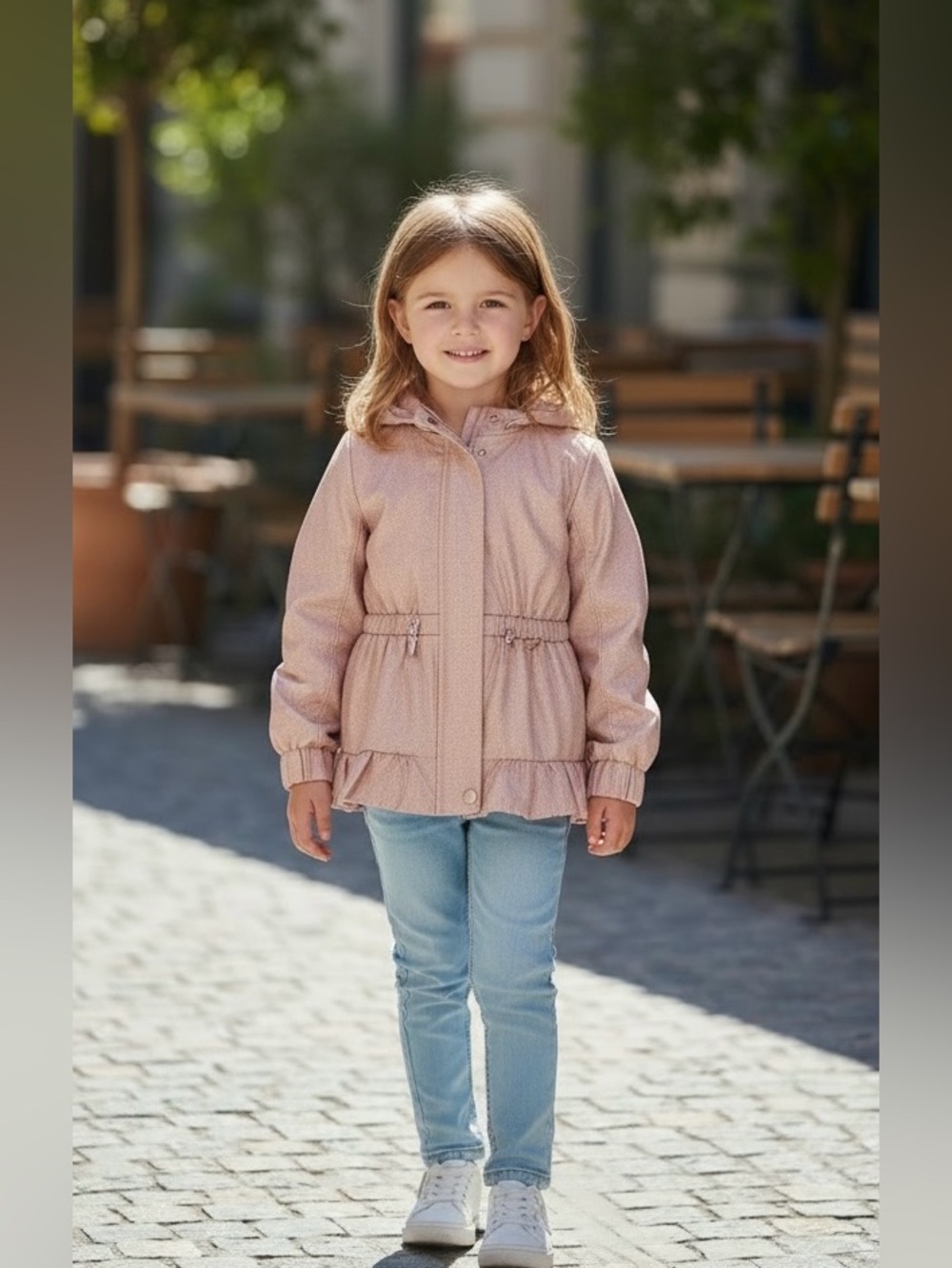 Little Lass Pink Jacket Size 4